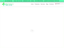 Tablet Screenshot of farmaciabelair.com